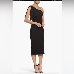 Dress The Population Tiffany One Shoulder Midi Dress